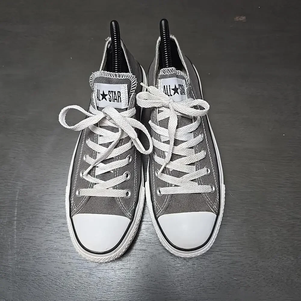 Converse All Star Chuck Taylor Shoes M6 W8 Gray Low Top Sneakers Athletic 1J794 - Picture 3 of 9